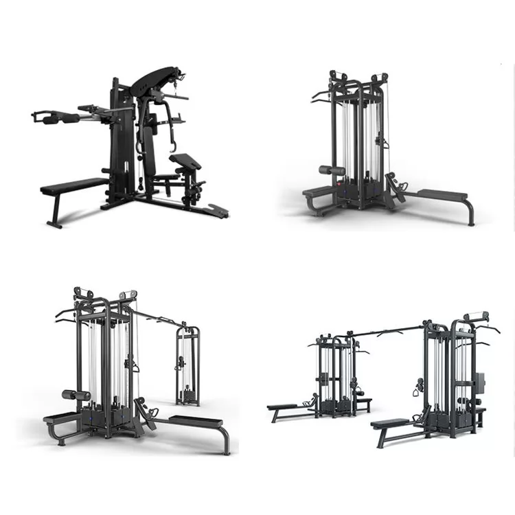 Multi Jungle 8 Stations Machine Gym Equipment
