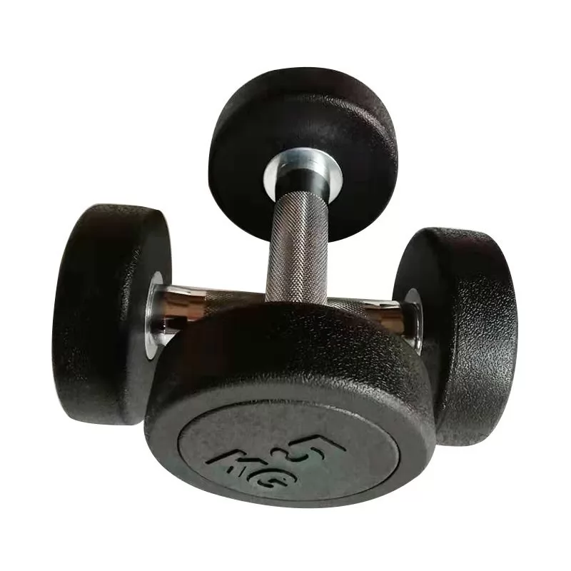 Rubber Round Head Dumbbell