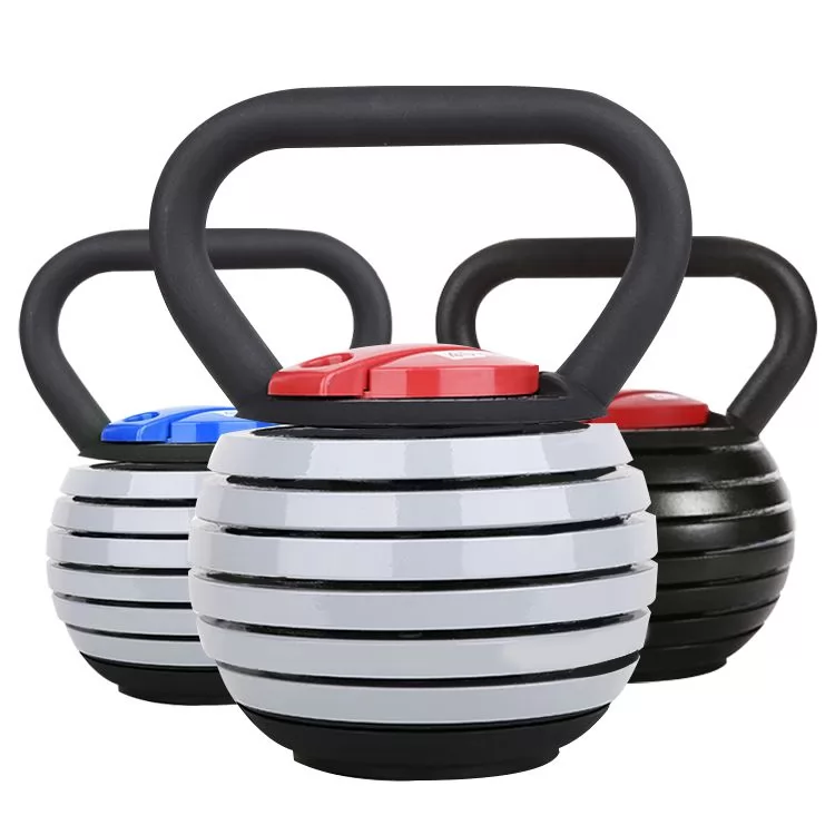 Adjustable Kettlebell Cast Iron and Latex