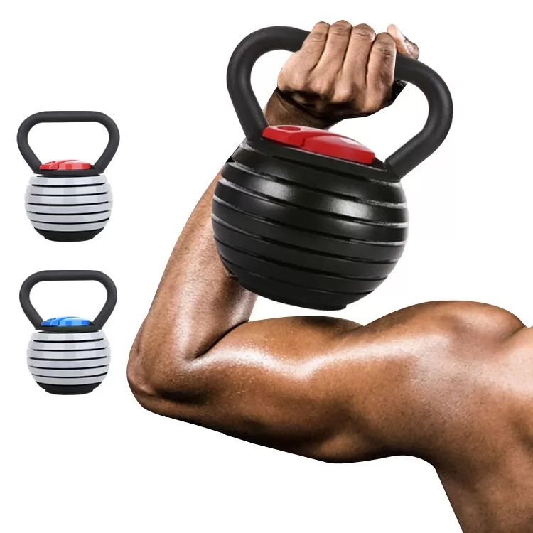 Adjustable Kettlebell Cast Iron and Latex