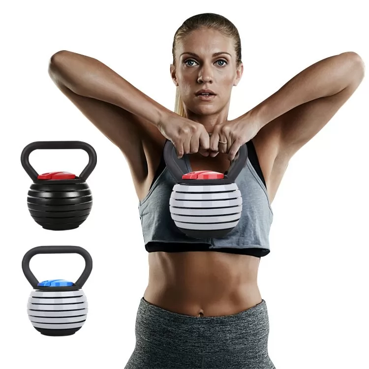 Adjustable Kettlebell Cast Iron and Latex