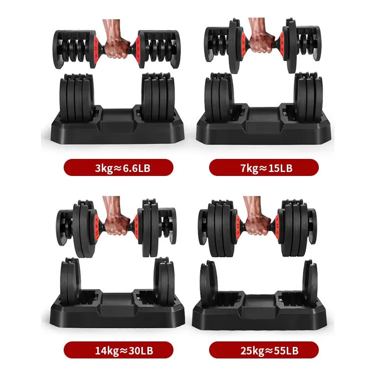 Adjustable Dumbbell with Dial System