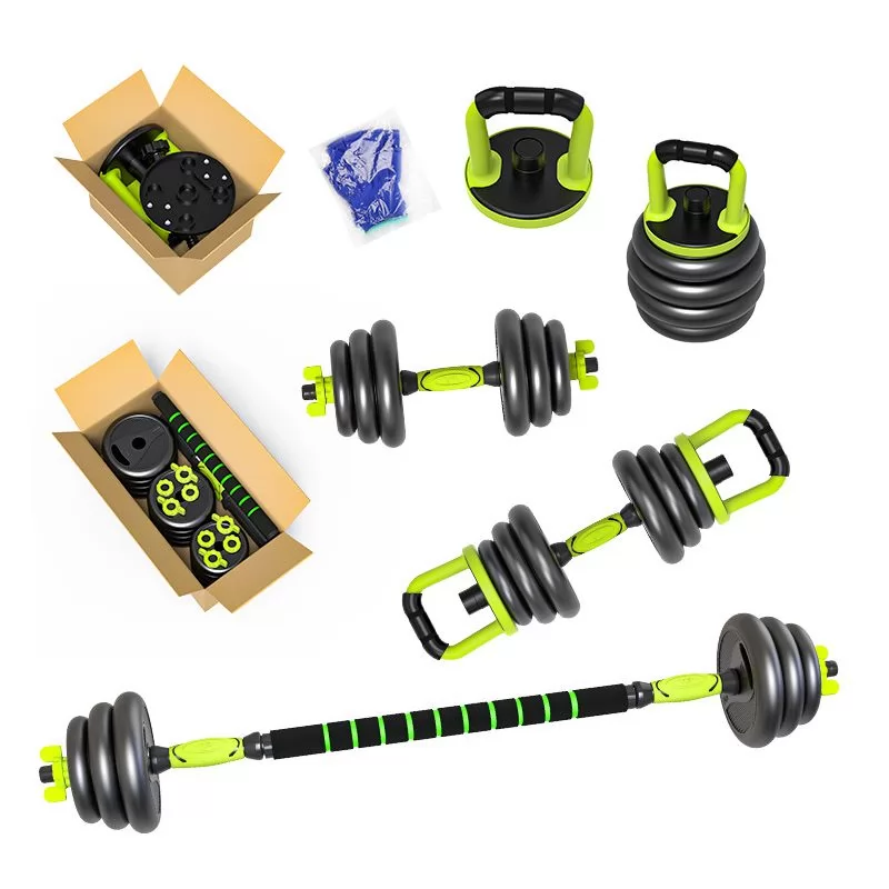 Wholesale Multi-function Rubber Coated Dumbbell