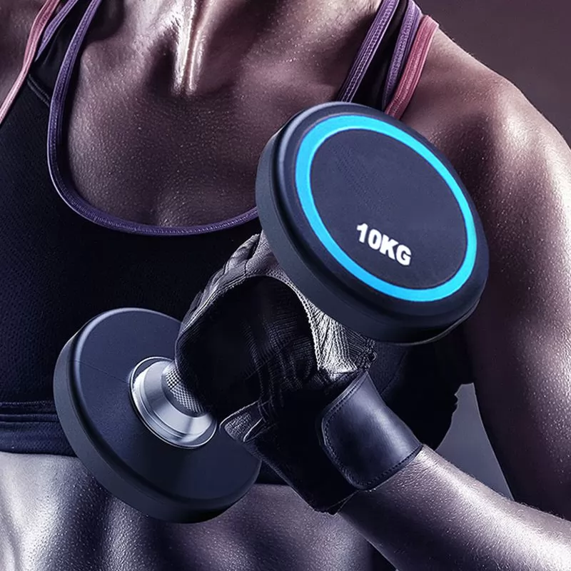 CPU Rubber Coating Dumbbell