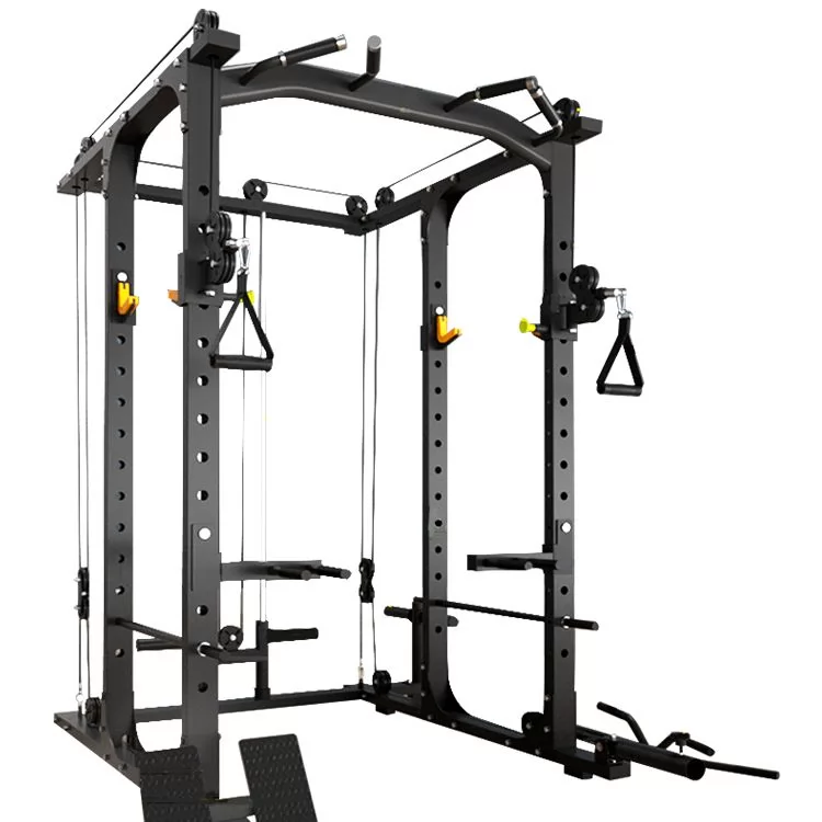 Multifunctional Squats Frame Pulley Machine