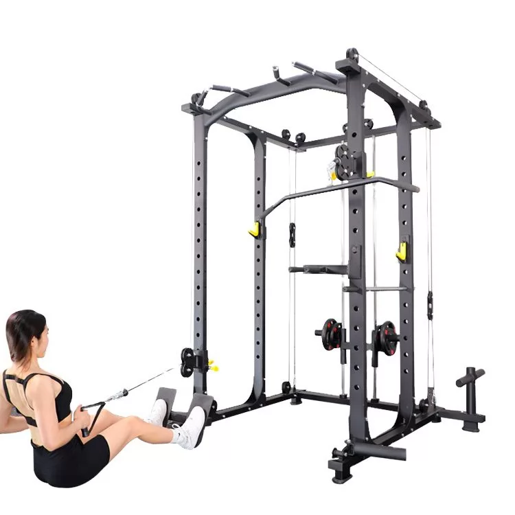 Multifunctional Squats Frame Pulley Machine