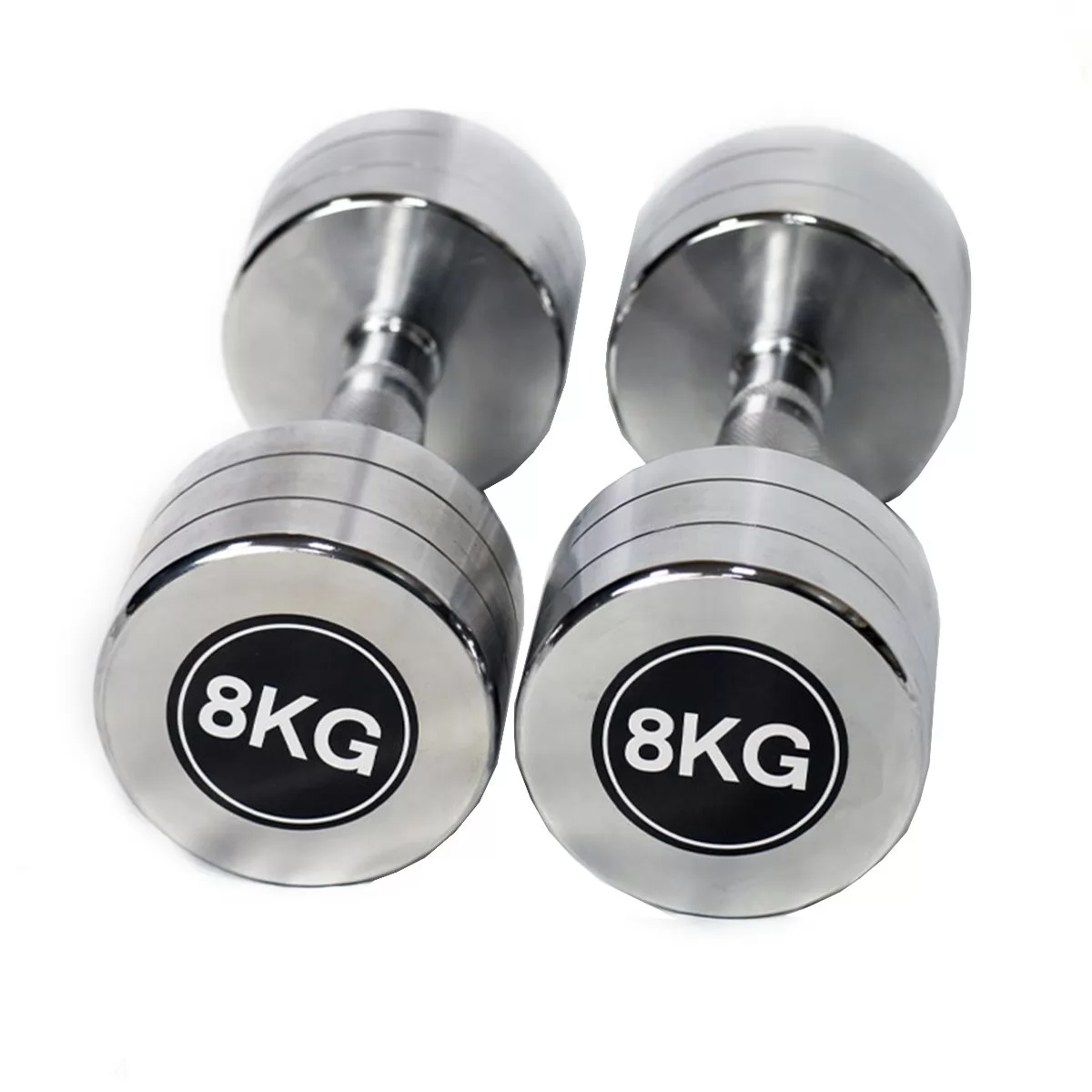 High Grade Chrome Plated Stainless Steel Dumbbells