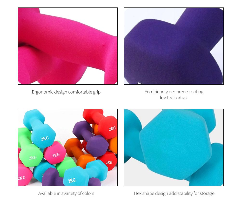 Colorful Neoprene Dumbbell Sets