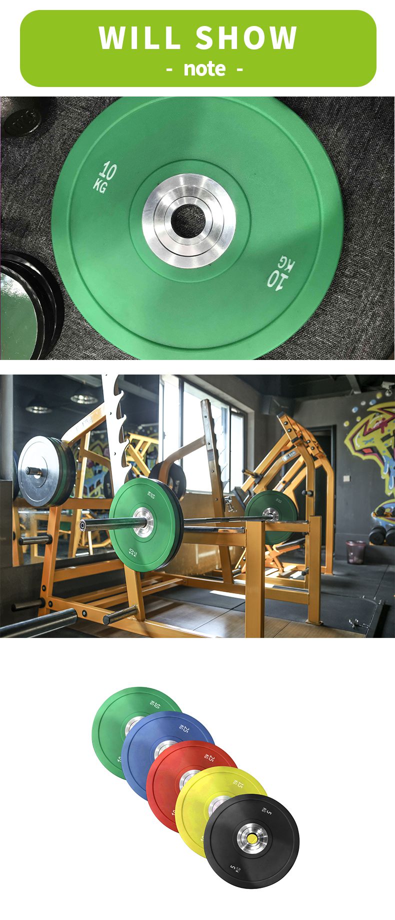 Colored Bumper Plates