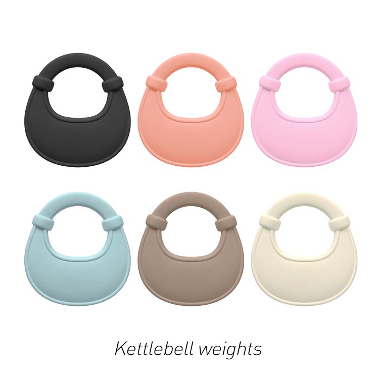 Solid Cast Iron Silicone Kettlebell