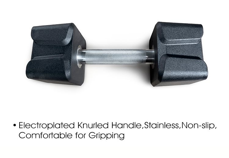 TPU Rubber Coated Dumbbell