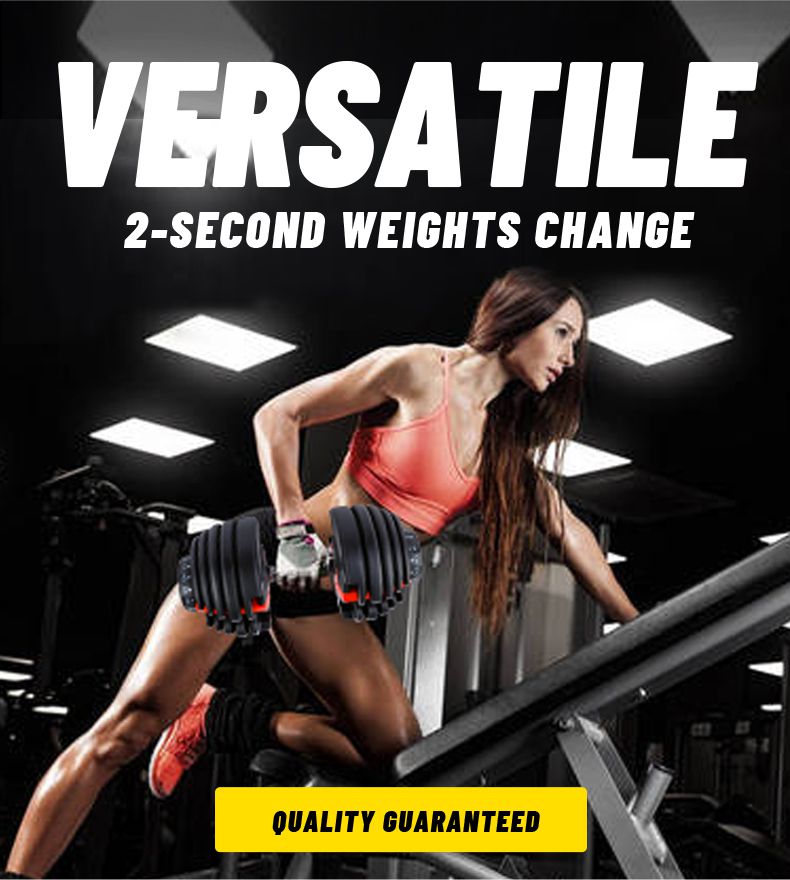 Adjustable Dumbbell with 15 Weight Settings