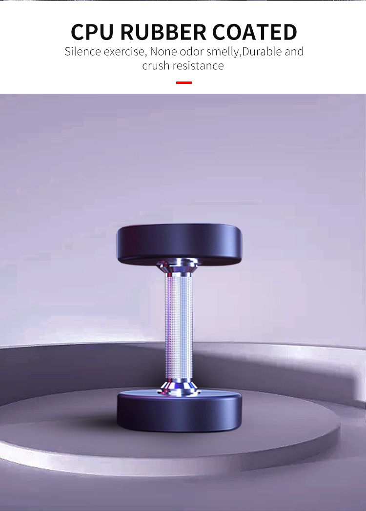 CPU Rubber Coating Dumbbell