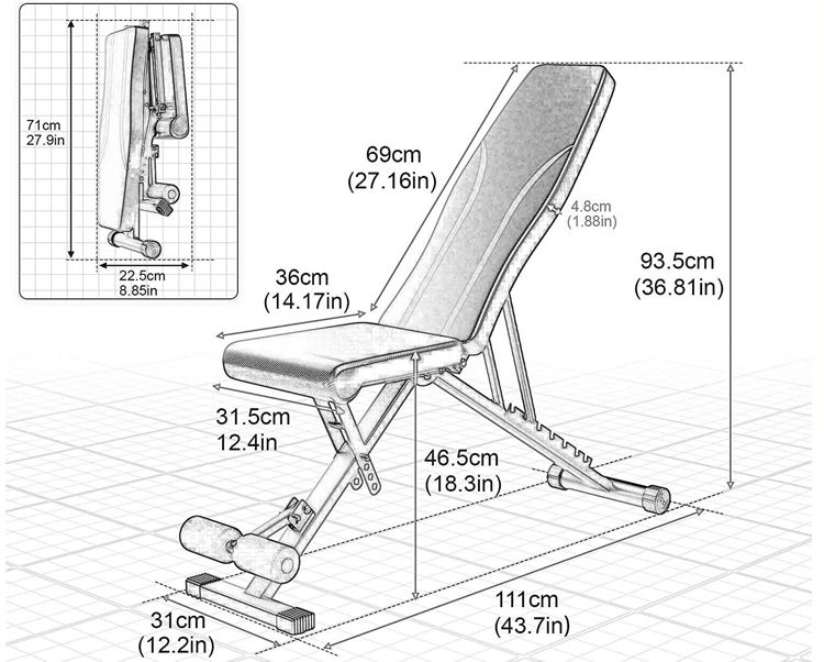 Multifunctional Adjustable Roman Chair