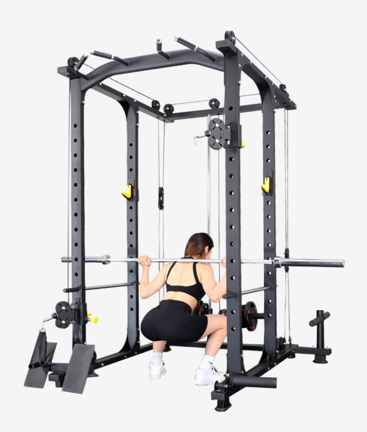Multifunctional Squats Frame Pulley Machine