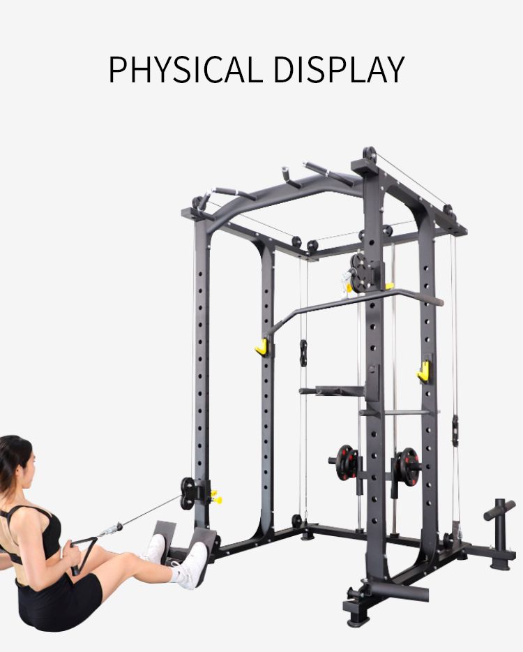 Multifunctional Squats Frame Pulley Machine
